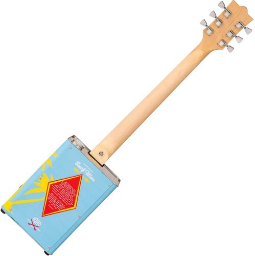 זוית נוספת Bohemian Oil Can Guitar - P90 - Surf Wax Limited Edition