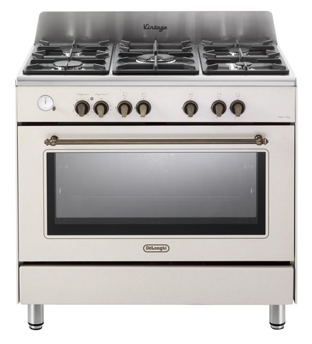 תנור משולב כיריים בעיצוב וינטג' Delonghi NDS-953