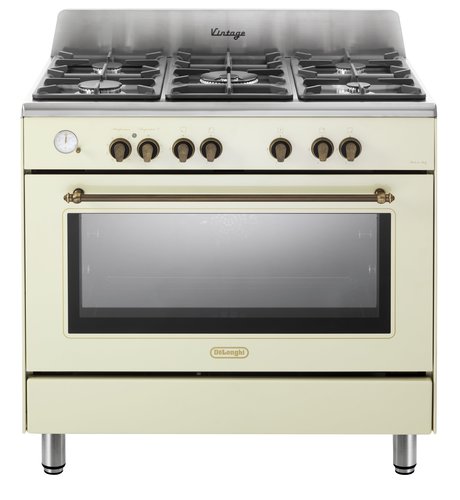 תנור משולב כיריים בעיצוב וינטג' Delonghi NDS-953