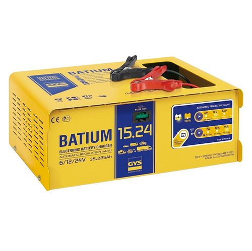 מטען מצברים אוטומטי GYS BATIUM15-24 6V/12V/24V