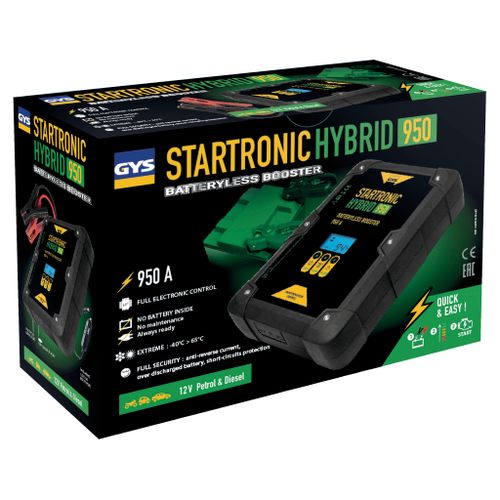בוסטר התנעה נייד GYS STARTRONIC HYBRID 950A 12V 