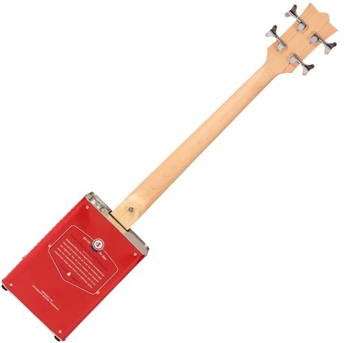 זוית נוספת Bohemian Oil Can Bass Guitar - Motor Oil