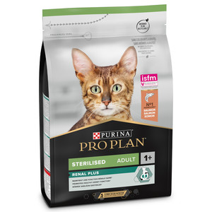 פרופלאן Proplan לחתול בוגר STERILISED RENAL PLUS סטרילייזד סלמון 3 ק"ג פרופלן