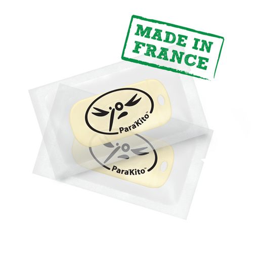 צמיד לילדים עם זוג טבליות הגנה טבעיות מפני יתושים Parakito KIDS - טרופי