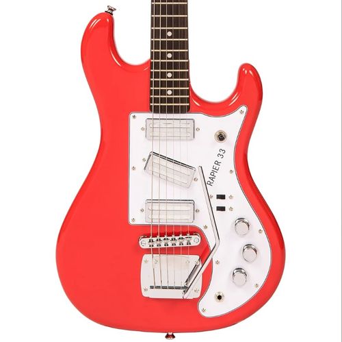 זוית נוספת Rapier 33 Electric Guitar ~ Fiesta Red