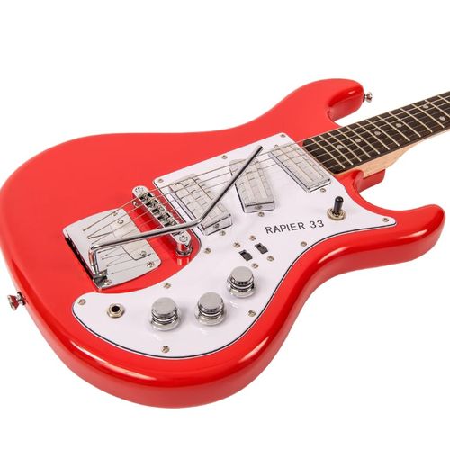 זוית נוספת Rapier 33 Electric Guitar ~ Fiesta Red