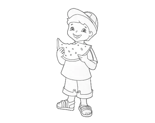 עבודת יצירה - אבטיח בקיץ - 36 יח'