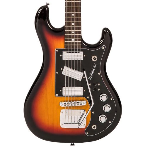 זוית נוספת Rapier 33 Electric Guitar ~ 3 Tone Sunburst