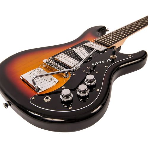 זוית נוספת Rapier 33 Electric Guitar ~ 3 Tone Sunburst