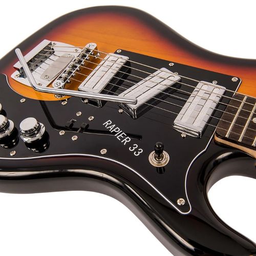 זוית נוספת Rapier 33 Electric Guitar ~ 3 Tone Sunburst