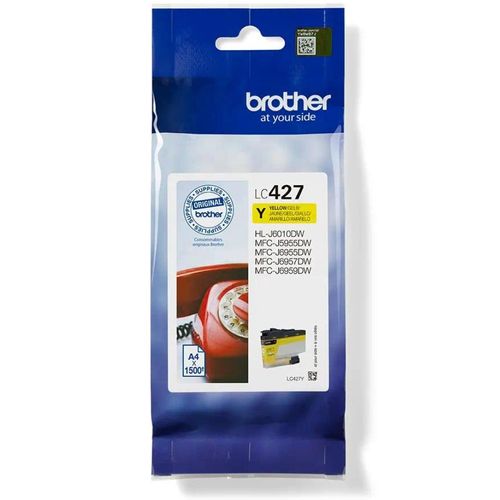 ראש דיו צהוב מקורי LC427Y Brother
