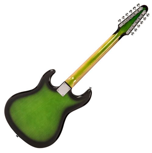 זוית נוספת Rapier Saffire 12 String Electric Guitar ~ Greenburst