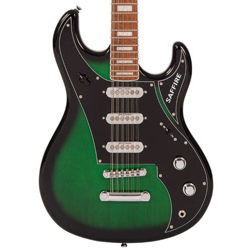 זוית נוספת Rapier Saffire 12 String Electric Guitar ~ Greenburst