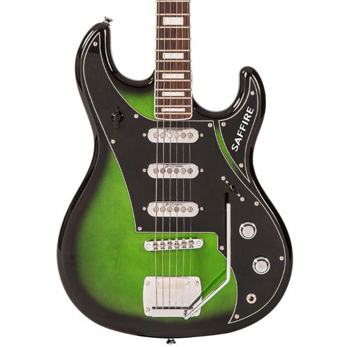 זוית נוספת Rapier Saffire Electric Guitar ~ Greenburst