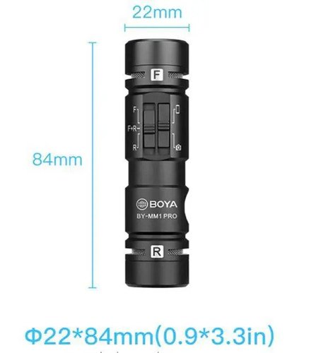 מיקרופון מקצועי למצלמות וסמארטפונים Boya BY-MM1 Pro