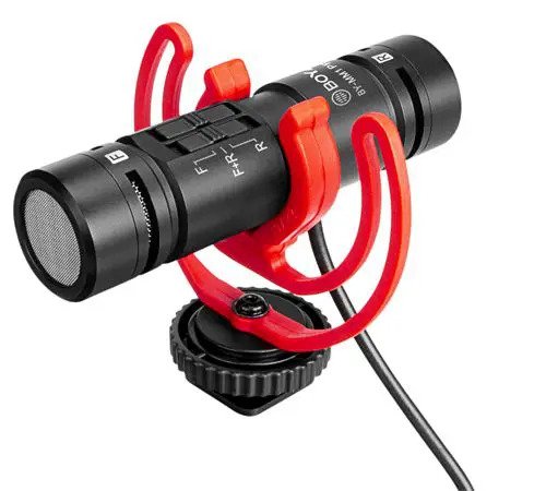 מיקרופון מקצועי למצלמות וסמארטפונים Boya BY-MM1 Pro