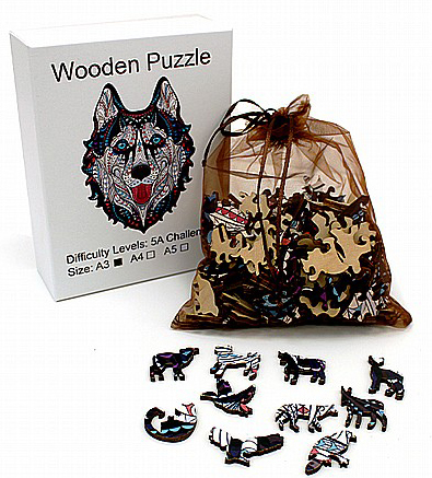 פאזל חיות מעץ Animal Wooden Puzzle