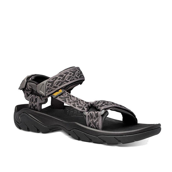 סנדלי גברים TEVA TERRA FI 5 UNIVERSAL WAVY TRAIL BLACK