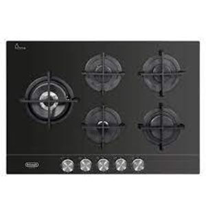 כיריים גז 5 להבות Delonghi NSL-575DNCM-IL זכוכית שחור דלונגי
