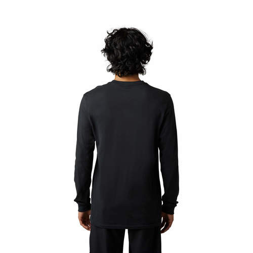 חולצה ארוכה שחור - RYVER LS PREM TEE V23