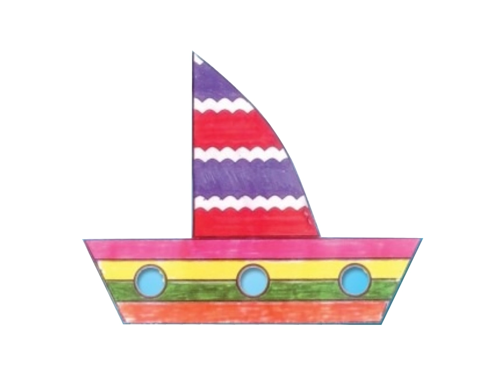 עבודת יצירה תלת ממדית - אונייה - 36 יח