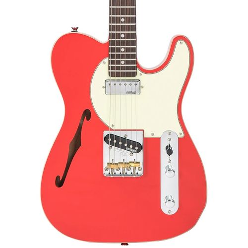 זוית נוספת Vintage V72 ReIssued Electric Guitar ~ Firenza Red