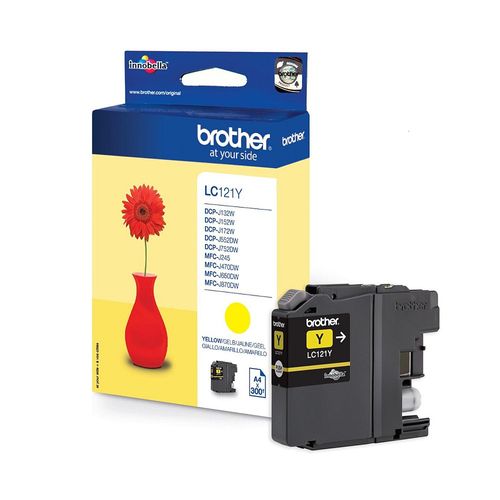 ראש דיו צהוב מקורי Brother LC121Y