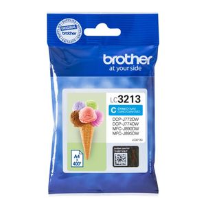 ראש דיו ציאן (כחול) מקורי Brother LC3213C