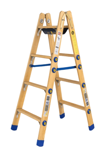  סולם עץ רב מקצועי 2X4 שלבים