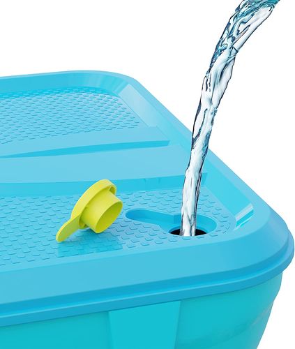 סווינגבול 5 ב 1 עם בסיס - סט חמישה משחקי כדור / ספורט כולל המשחק הקלאסי + 2 מחבטים (6+)