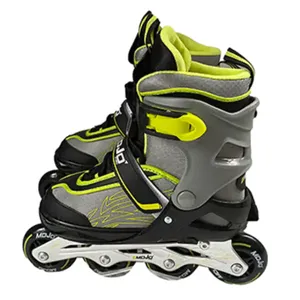 רולרבליידס לילדים 4 גלגלים MOJO מידה 38-41 שחור/ירוק