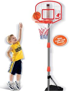 מתקן כדורסל לילדים 3 גבהים עם סופר קליעות אלקטרוני