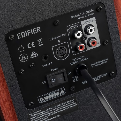 רמקולים Edifier 2.0 R1700BTs 66W Bluetooth