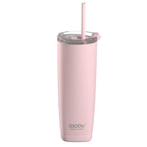 ספל תרמי נירוסטה עם קש Aqualina אופנתי מבית ASOBU