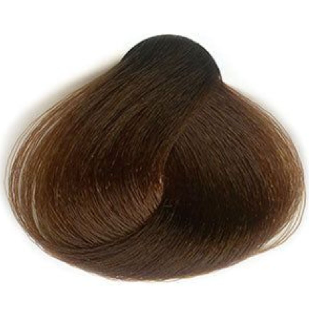 גוון 7.07 BROWN GLACE רייוול Raywell צבע לשיער ללא אמוניה