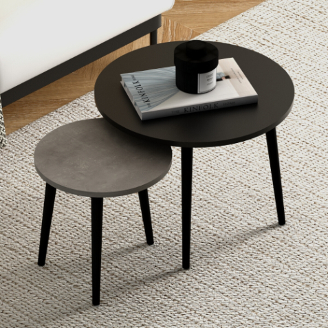 שחור בשילוב בטון