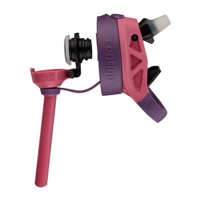 בקבוק ילדים מתכת CONTIGO Cleanable ורוד 385 מ
