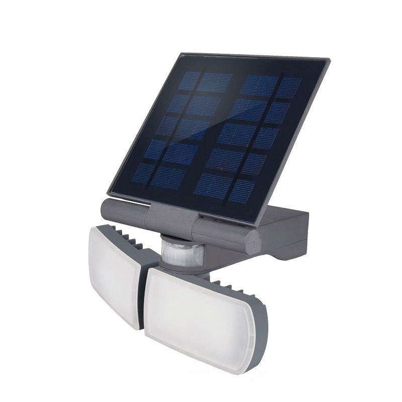 זרקור נטען סולארי SENSO 10W אפור Omega אומגה 