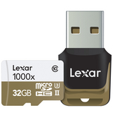 Lexar 32GB microSDHC High Speed UHS-II X1000 with Reader