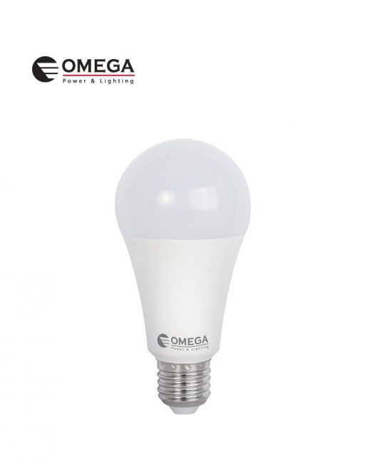 נורת לד OMEGA A65 E27 17W אור יום