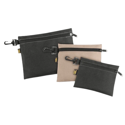 שלישית פאוצ'ים עם רוכסנים ושאקלים Zippered Bags, 3 pcs