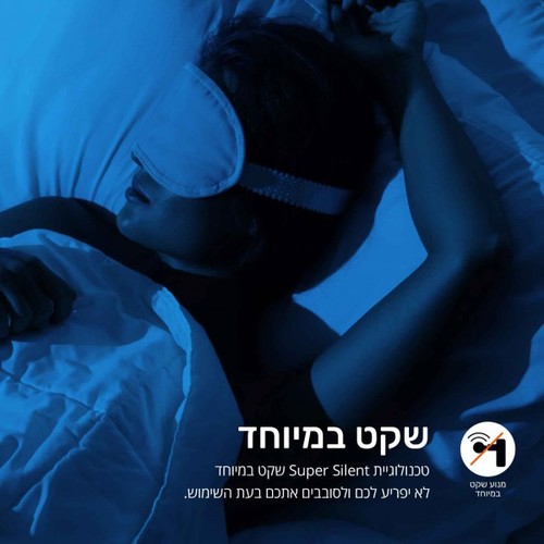 אקדח עיסוי מיני עם ארבעה ראשים ונרתיק נשיאה דגם MUSCLE GUN M4.2 מבית CARBON