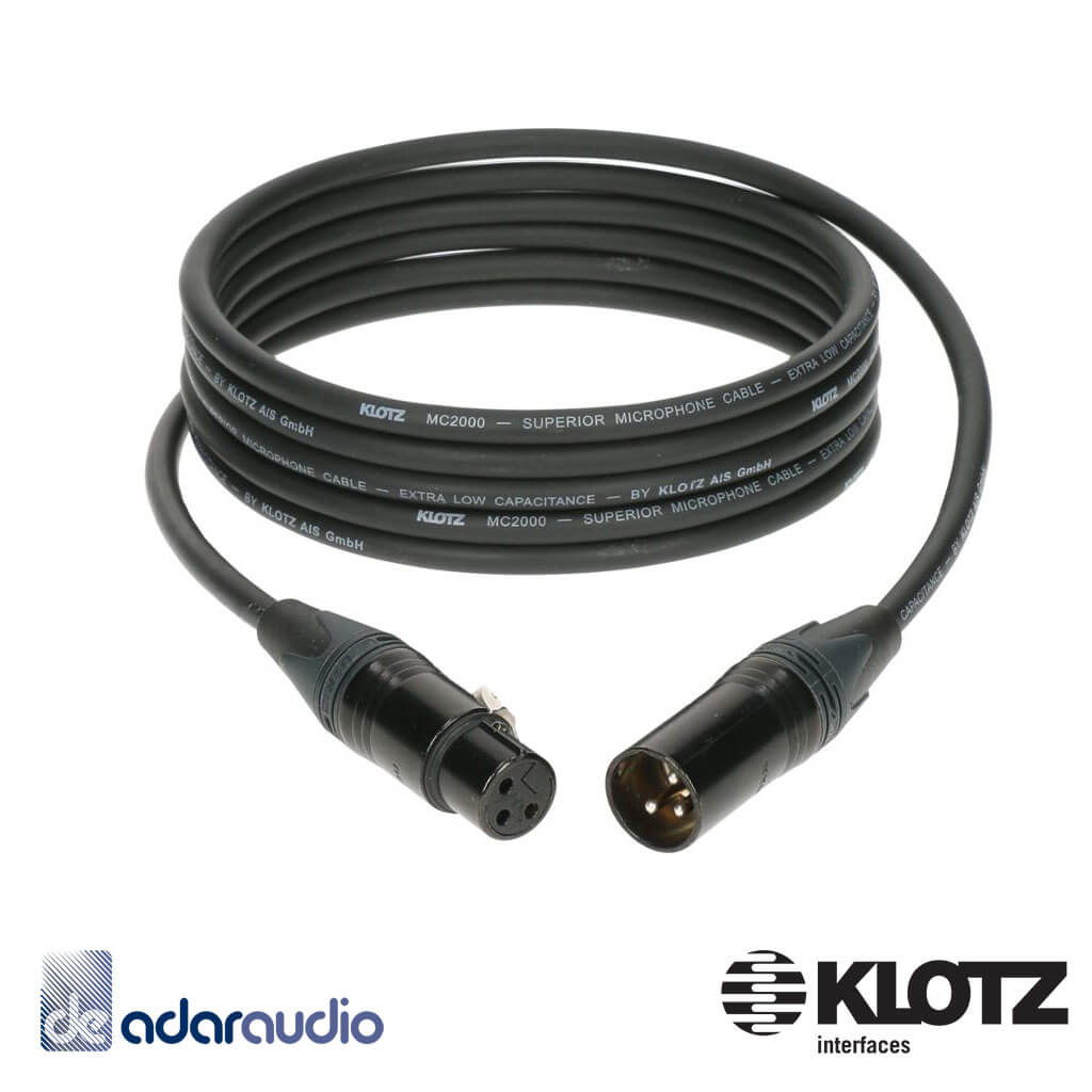 כבל XLR מאריך מקצועי - 5 מ