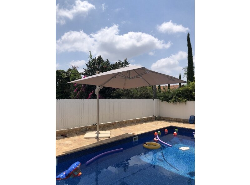 שמשיית צד מפוארת 4X3 מרובעת דגם רומא
