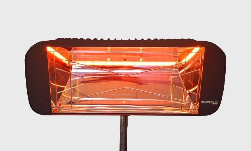 תנור חימום אינפרא אדום חשמלי 2000W דגם הליוסה 66 | Star Progetti איטליה