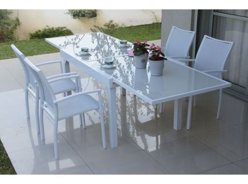 מערכת גן שולחן ו-4 כסאות דגם הוואי