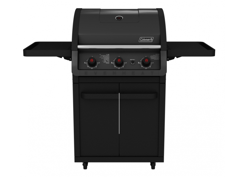 גריל גז 3 מבערים 37,500 BTU דגם גלקסי 3 Coleman - שחור