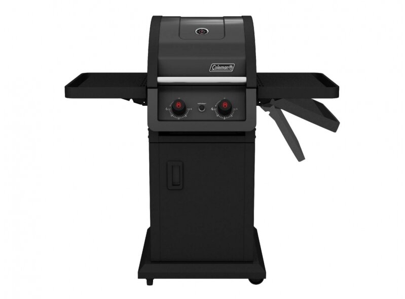 גריל גז 2 מבערים 30,000 BTU דגם גלקסי 2 Coleman - שחור