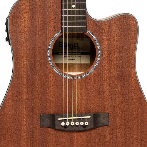 גיטרה אקוסטית מוגברת Stagg SA25 DCE Maho