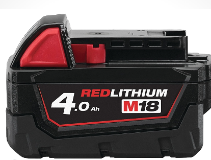 סוללת ליתיום מילווקי MILWAUKEE 18V 4Ah דגם M18 B4